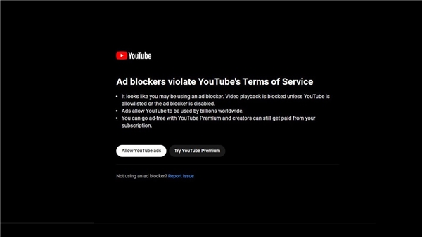 YouTube, reklam engelleyici kullanan hesapları yavaşlatıyor