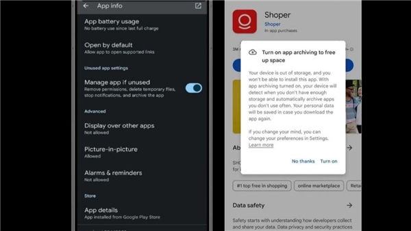 Android 15 ile Uygulama Arşivleme Özelliği Geliyor