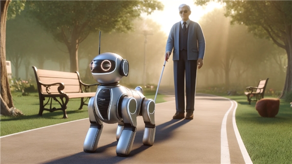 Çin, Görme Engelli İnsanların Yardımına Koşan Robot Rehber Köpek Geliştirdi