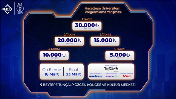 Hacettepe Üniversitesi HUPROG Yarışmasının 8. Sezonu Başlıyor