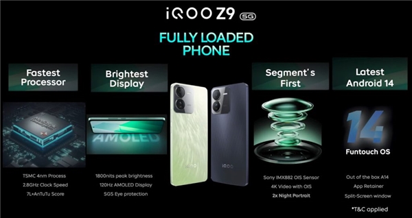 iQOO Z9: Vivo'nun yeni modeli rekabeti artırmayı hedefliyor