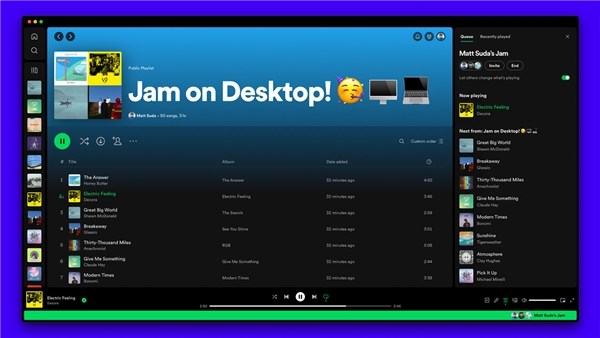 Spotify, Windows ve MacOS için Jam özelliğini kullanıma sundu