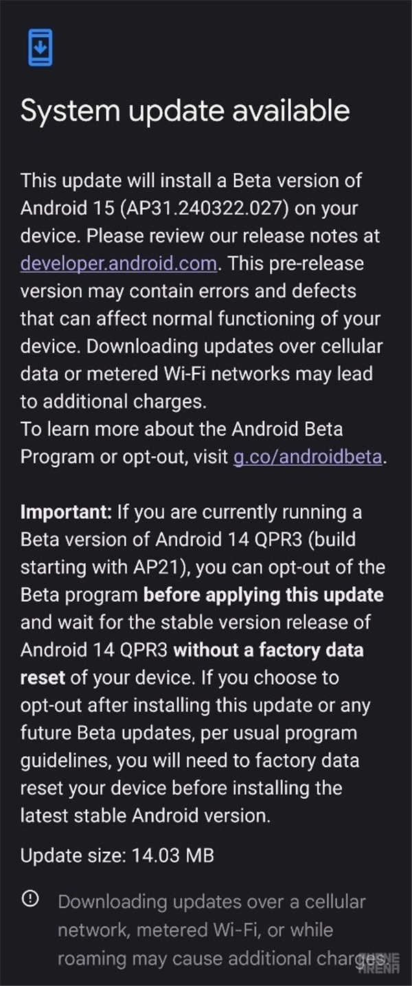 Android 15 Beta 1.2 Çıktı - İşte Yenilikler