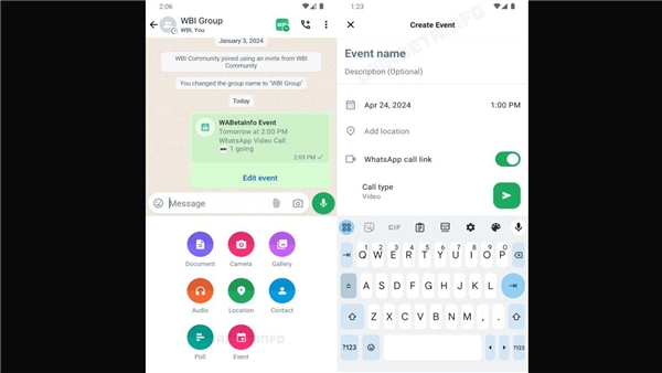 WhatsApp Beta Sürümünde Topluluk Etkinlik Özelliği