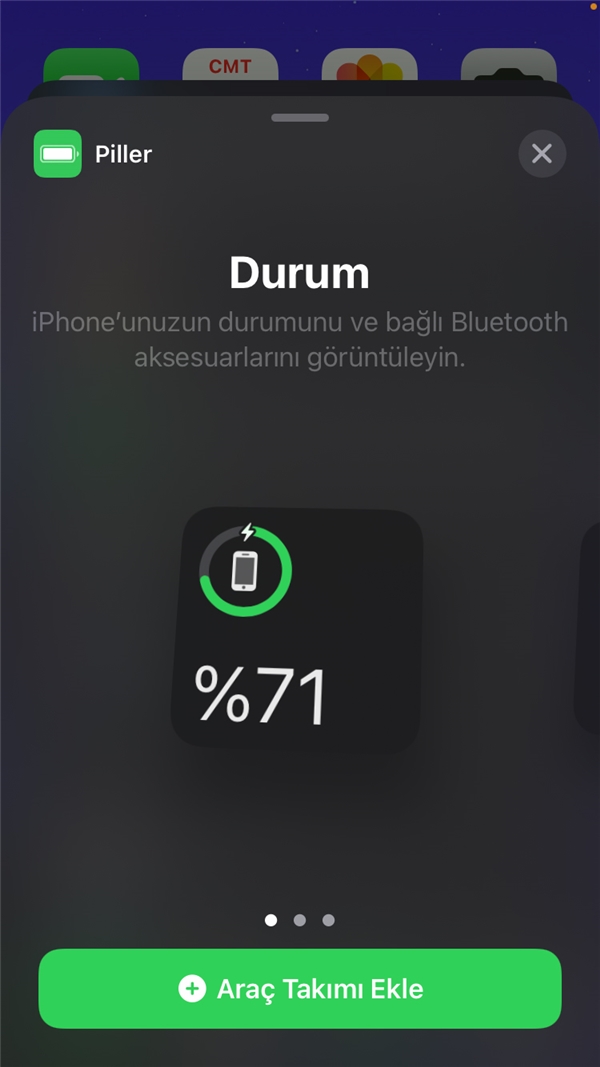 iPhone'larda pil yüzdesi nasıl açılır?