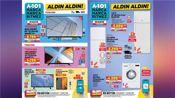 19 Mayıs'ta A101'e gelecek ucuz teknolojik ürünler!