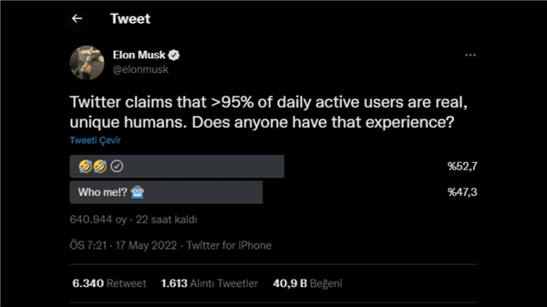 Ortalık karıştı: Elon Musk, Twitter ile dalga geçti!
