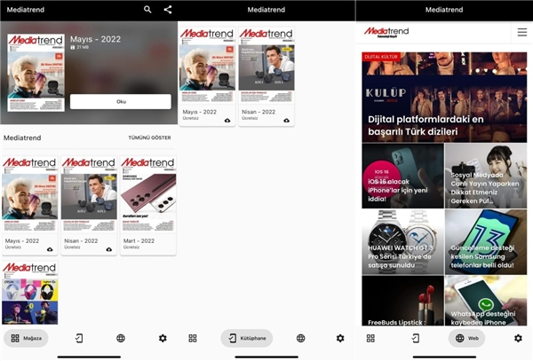 MediaTrend uygulaması yenilendi