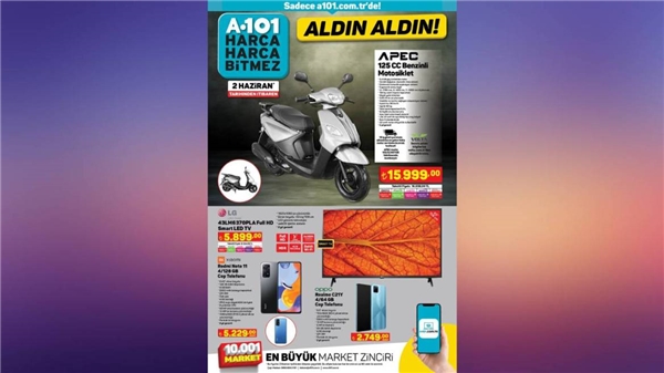 2-3 Haziran'da A101 ve BİM marketlere gelecek teknolojik ürünler!
