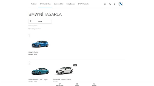 Telefon alır gibi BMW almak!