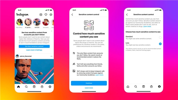 Instagram, hassas içerik filtrelerini güncelliyor!