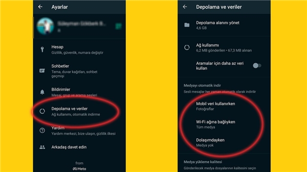 WhatsApp otomatik indirme nasıl kapatılır?