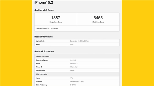 iPhone 14 Pro performans testi ortaya çıktı