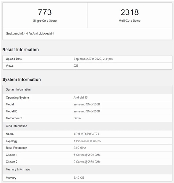 Samsung'un bütçe dostu tableti performans testinde!