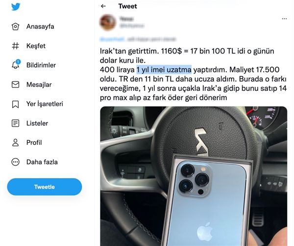 IMEI uzatma bitti! Yurt dışı iPhone'lar için yolun sonu