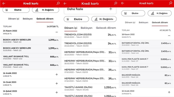 Akbank'tan tekrar eden harcamalar için açıklama!