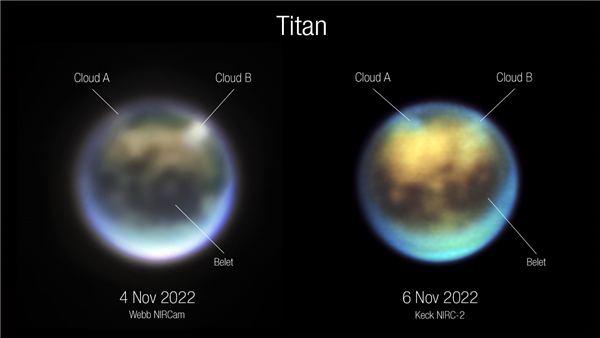 Satürn'ün Titan uydusuna yakından bakış!