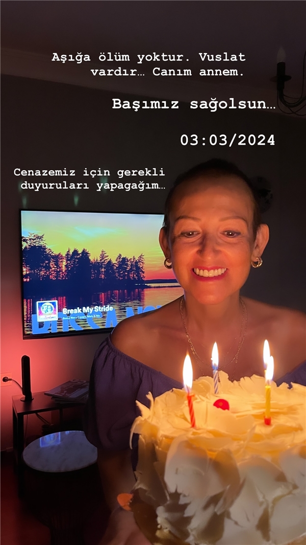 Birand Tunca'nın annesi kanserle mücadele sonucu hayatını kaybetti