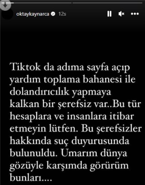 Oktay Kaynarca... SAHTE HESAP İSYANI!