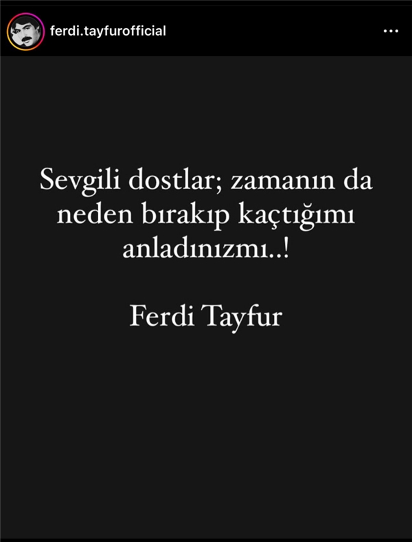 Ferdi Tayfur, Kızı Tuğçe ile Sosyal Medyada Tartıştı