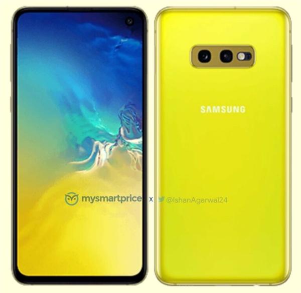 Samsung'un Güneş Gibi Parlayan Kanarya Sarısı Galaxy S10e Konsepti Ortaya Çıktı