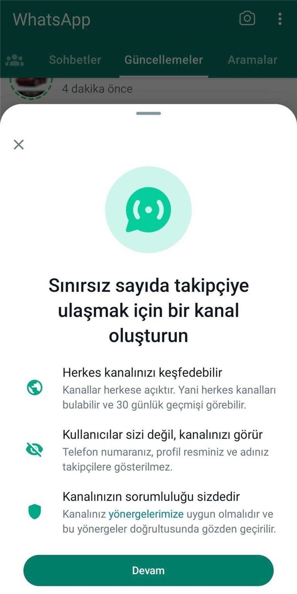 Whatsapp Kanallar nasıl kullanılır Whatsapp Kanal oluşturma nasıl yapılır, nasıl silinir Whatsapp Kanallar kapatma, kaldırma